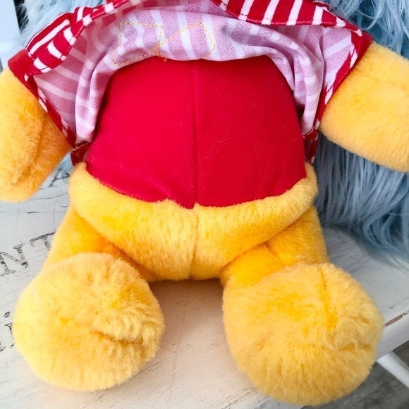 Disney, Winnie the Pooh, Vintage 1998, Stuffed Pooh Bear Wearing Pyjamas, Plush - Picture 8 of 14